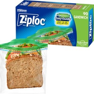 Ziploc Sandwich and Snack Bags with EasyGuide Texture